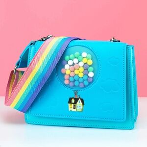 Loungefly x Disney Pixar Up Balloons and House Crossbody Bag